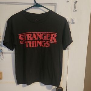 Stranger Things Black T-Shirt‎